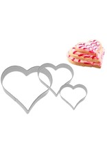Westmark Westmark Set van Uitsteekvormen Hart - 3 Stuks (4cm, 5cm, 6cm)