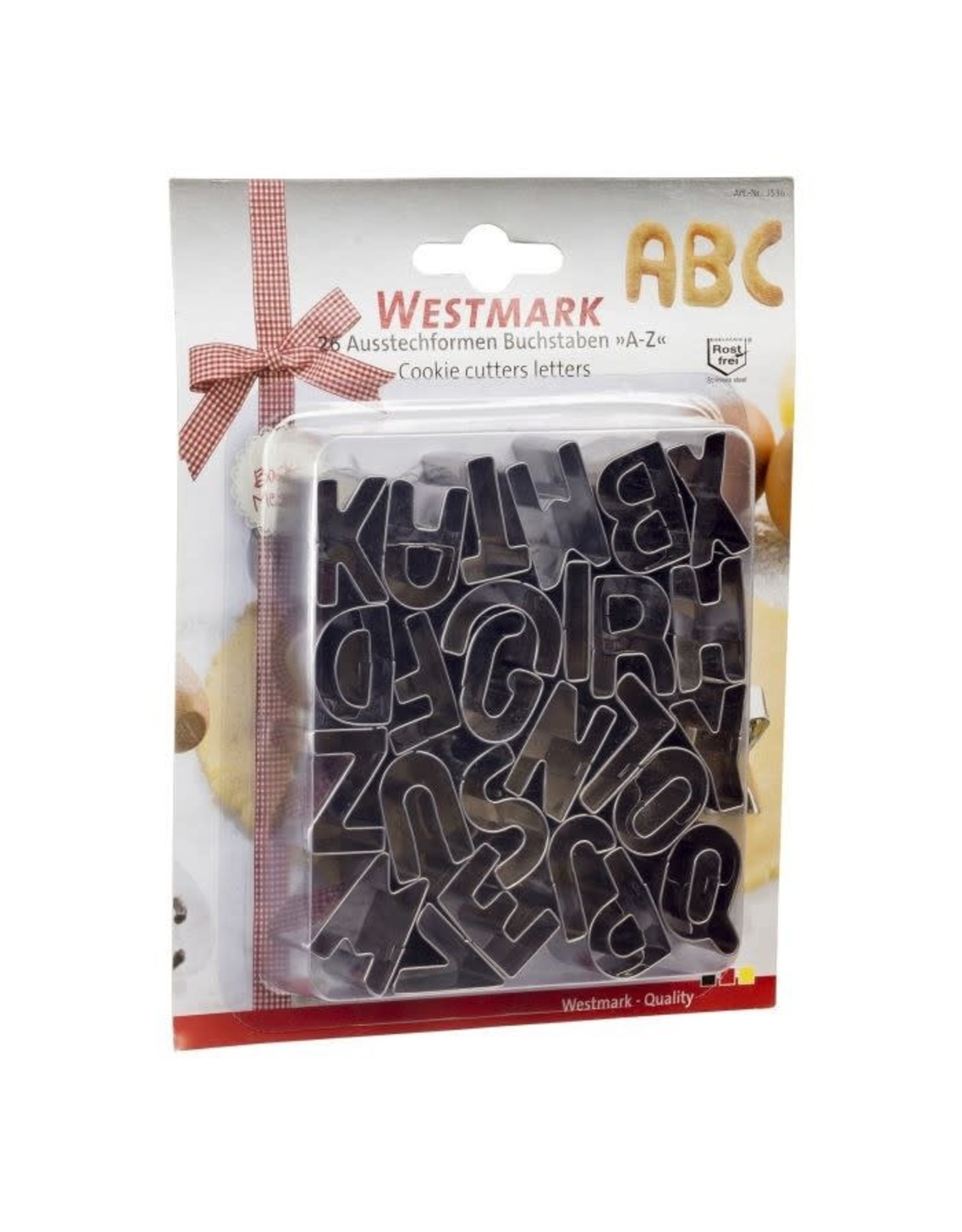 Westmark Westmark Set van Uitsteekvormen Letters A t/m Z, 2.5cm