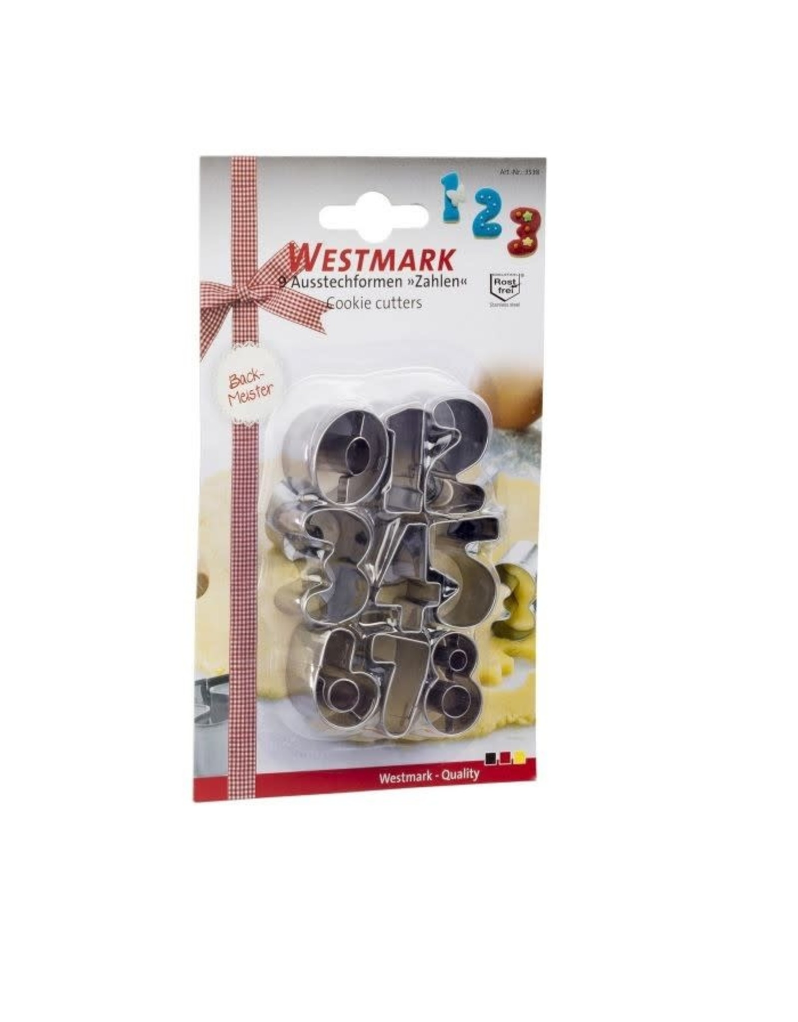 Westmark Westmark Set van Uitsteekvormen Cijfers 0 t/m 9 - 2,5cm