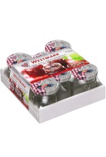 Westmark Westmark Set van Glazen Zeskant met Schroefdeksel- 8 Stuks ( 45ml 43mm) Westmark Westmark Set van Glazen Zeskant met Schroefdeksel- 8 Stuks ( 45ml 43mm)