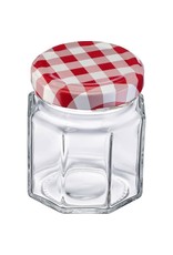 Westmark Westmark Set van Glazen Zeskant met Schroefdeksel - 6 Stuks, (100ml, 53mm) Westmark Westmark Set van Glazen Zeskant met Schroefdeksel - 6 Stuks, (100ml, 53mm)
