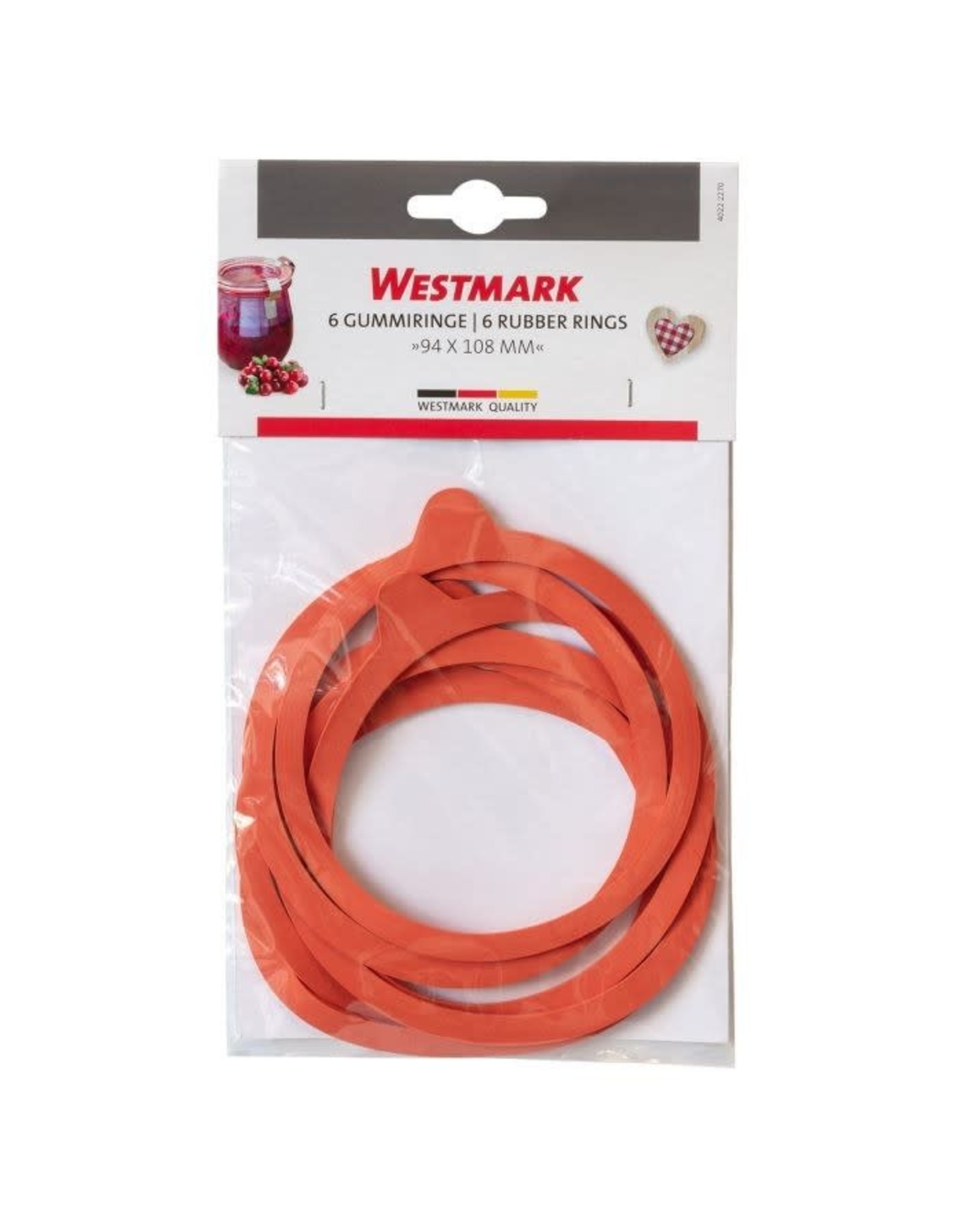 Westmark Westmark Set van 6 Weckringen (94x108mm)