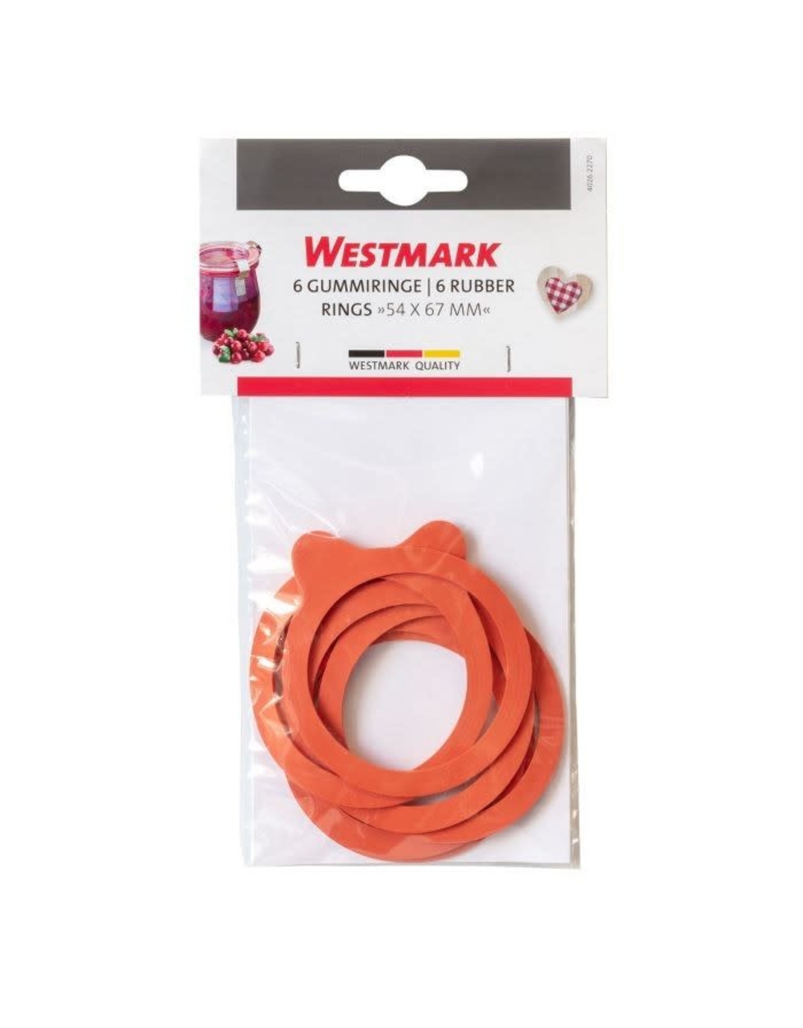 Westmark Westmark Set van 6 Weckringen (54x67mm)