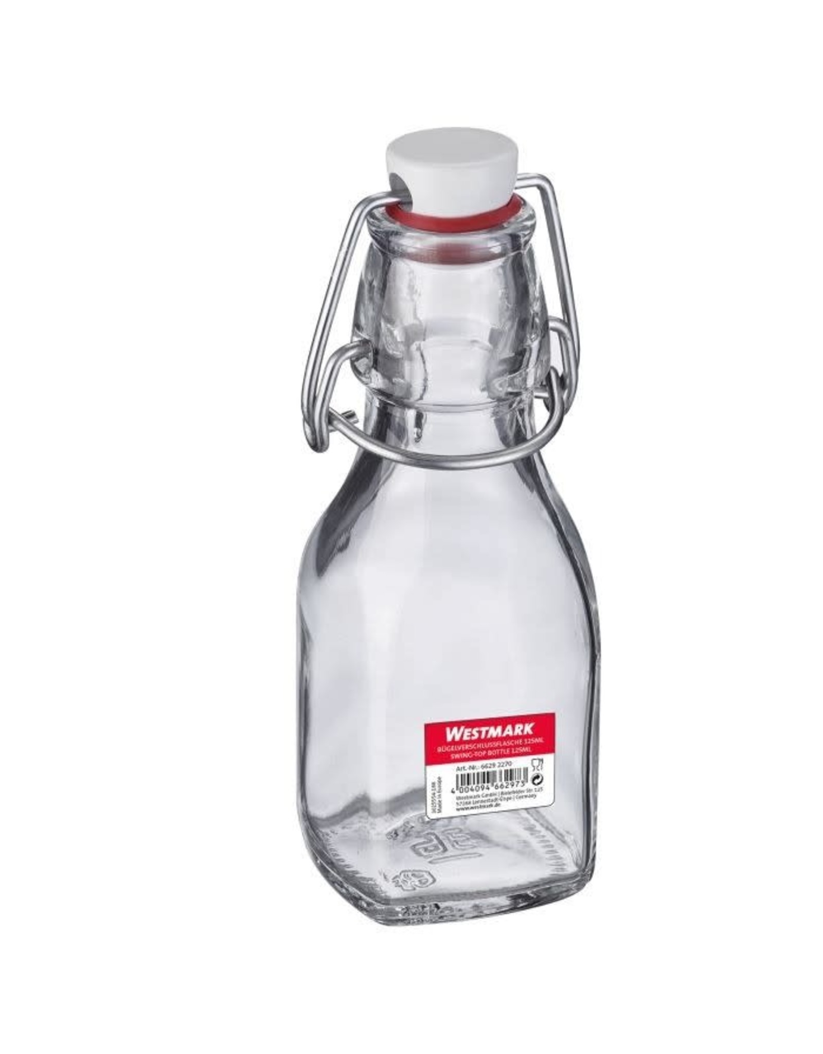 Westnark Westmark Beugelfles Vierkant,  125 ml