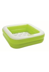 Intex Intex Play Box Pool 85x85x23cm - zwembad vierkant  groen/wit