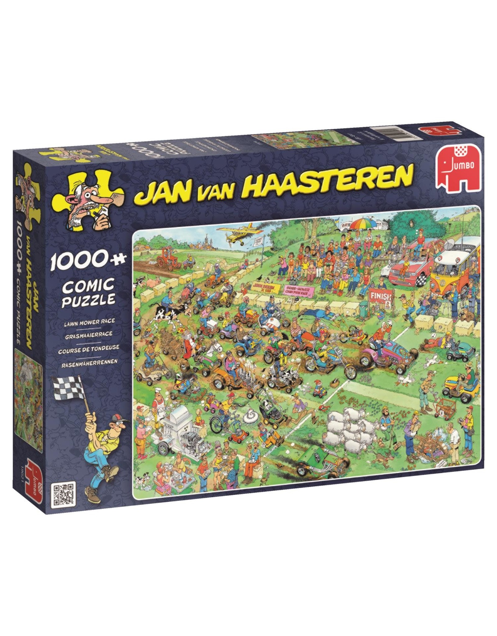 Jumbo Jumbo Puzzel Jan van Haasteren 19021 Grasmaaierrace 1000 stukjes