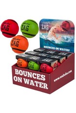 Waboba Waboba Zag Ball bounces on water, stuitert over water