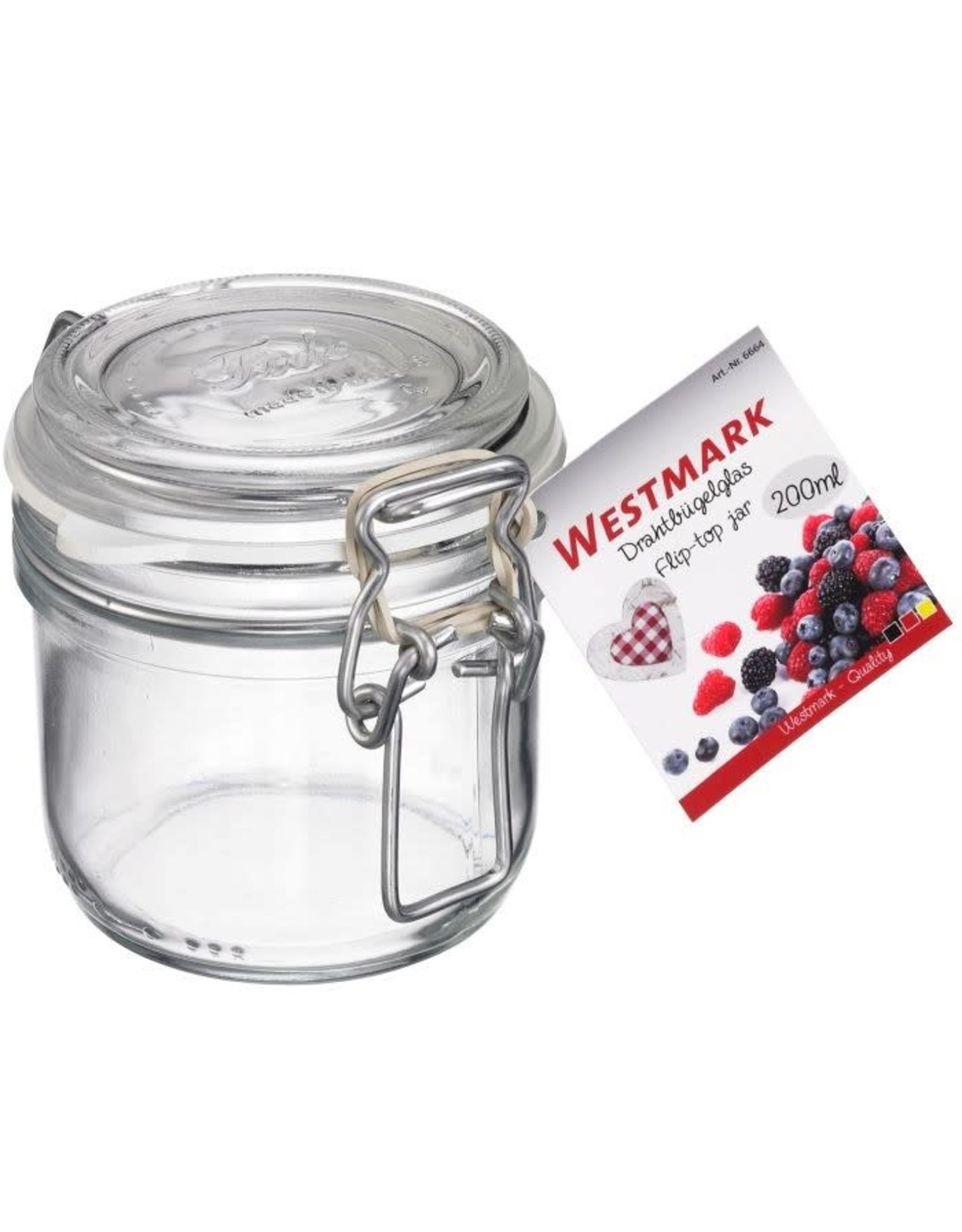 Westmark Westmark Beugelpot Glas (200 ml, ø 80 mm)