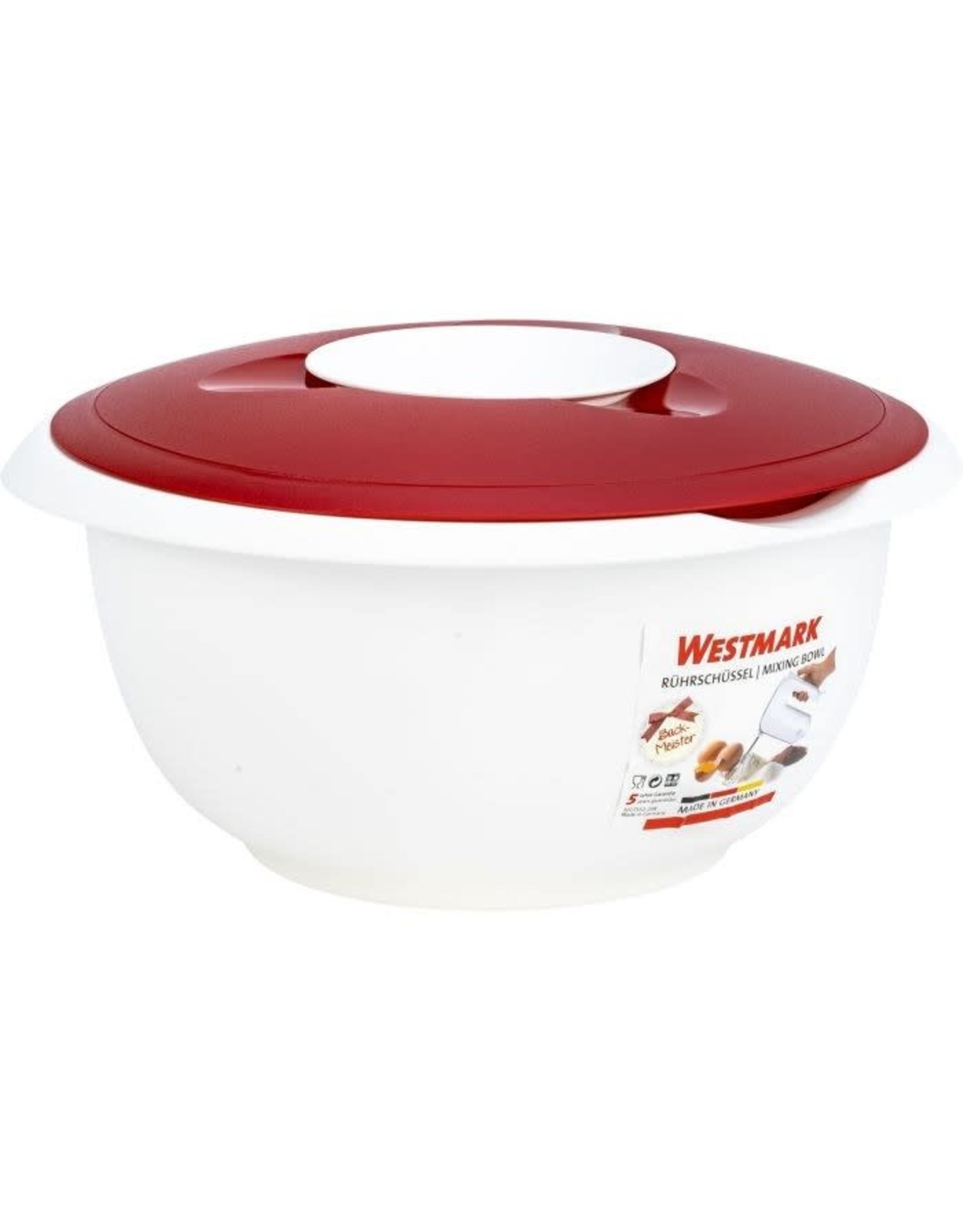 Westmark Westmark Mengkom met Tweedelig Deksel, 2,5 l, Rood