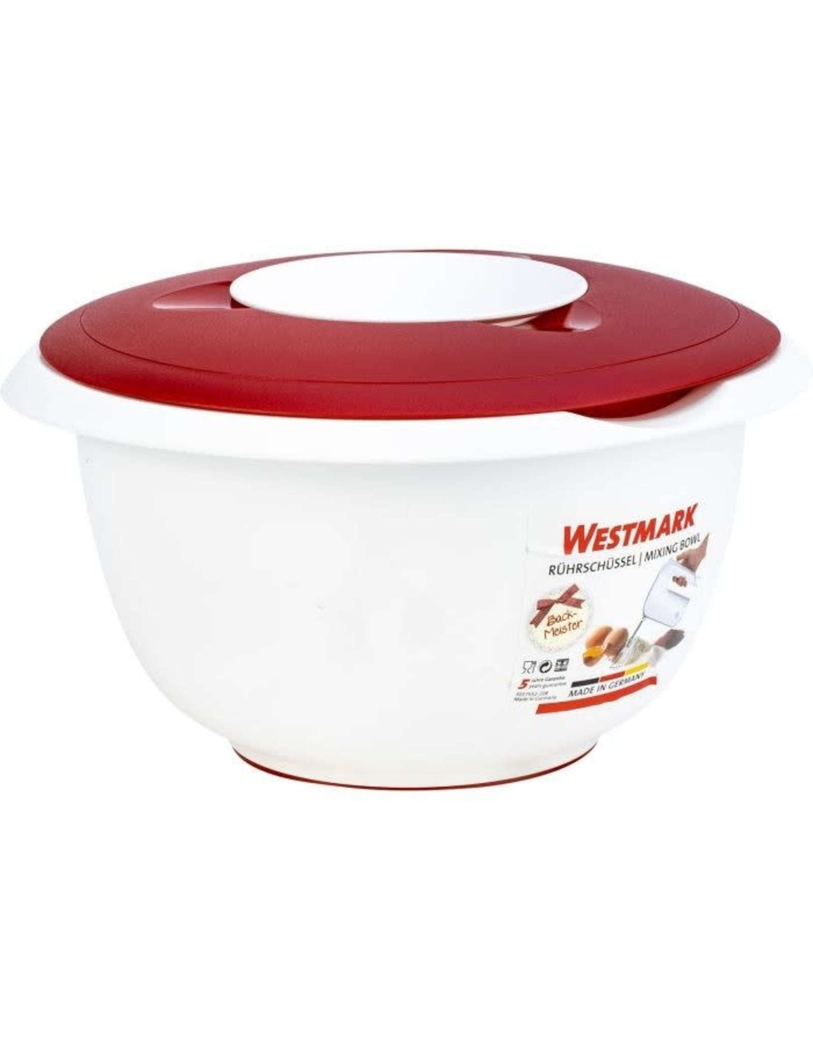Westmark Westmark Mengkom met Tweedelig Deksel, 3.5 l, Rood