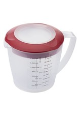 Westmark Westmark Maatbeker/Mengkom met Deksel, »Helena«, 1,4 l, Rood