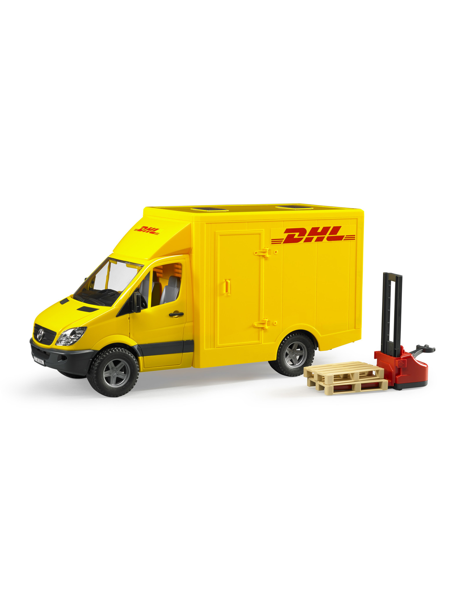 Bruder Bruder 02534 MB Sprinter DHL + Handpallettruck