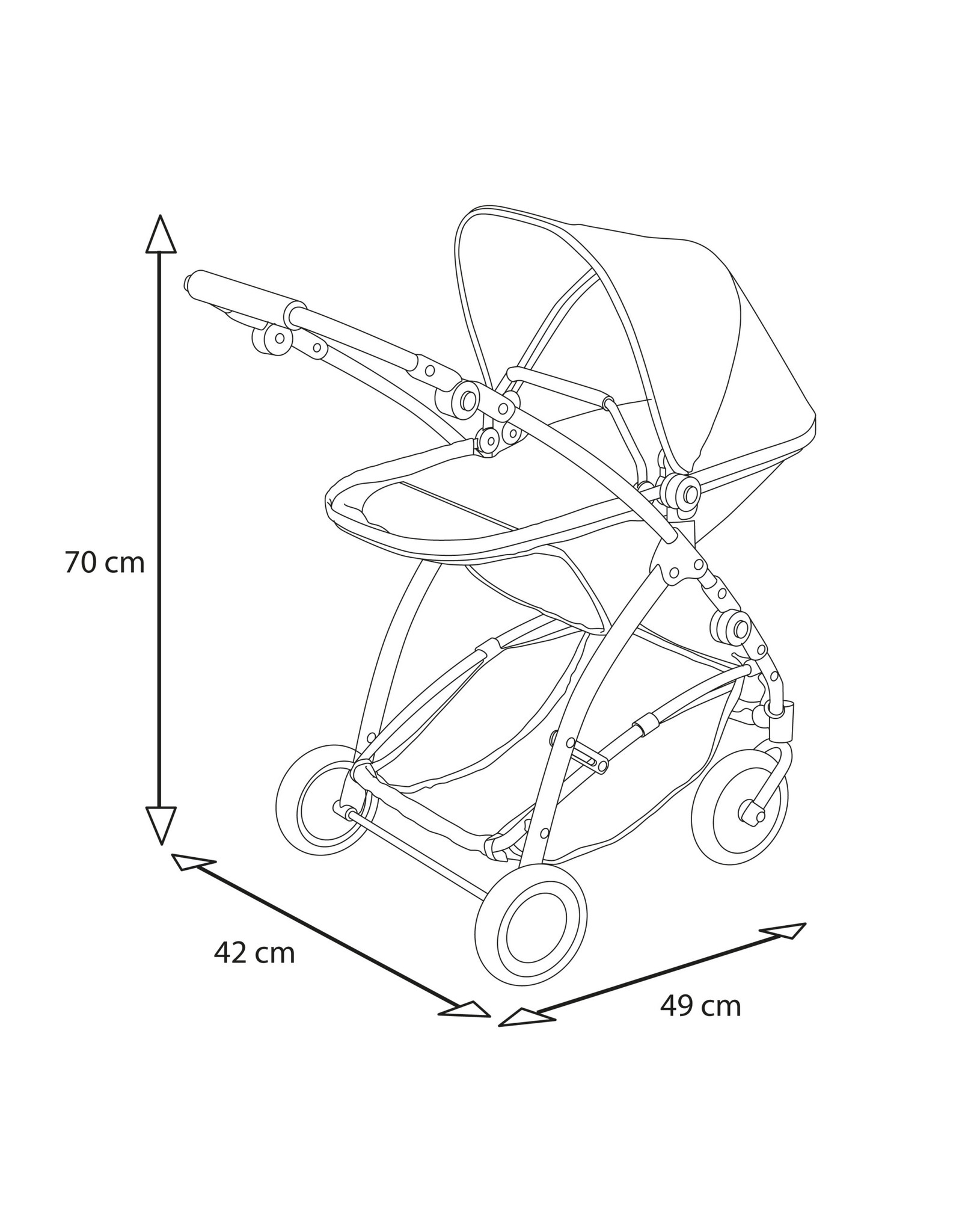 Brio Brio Flex Poppenwagen