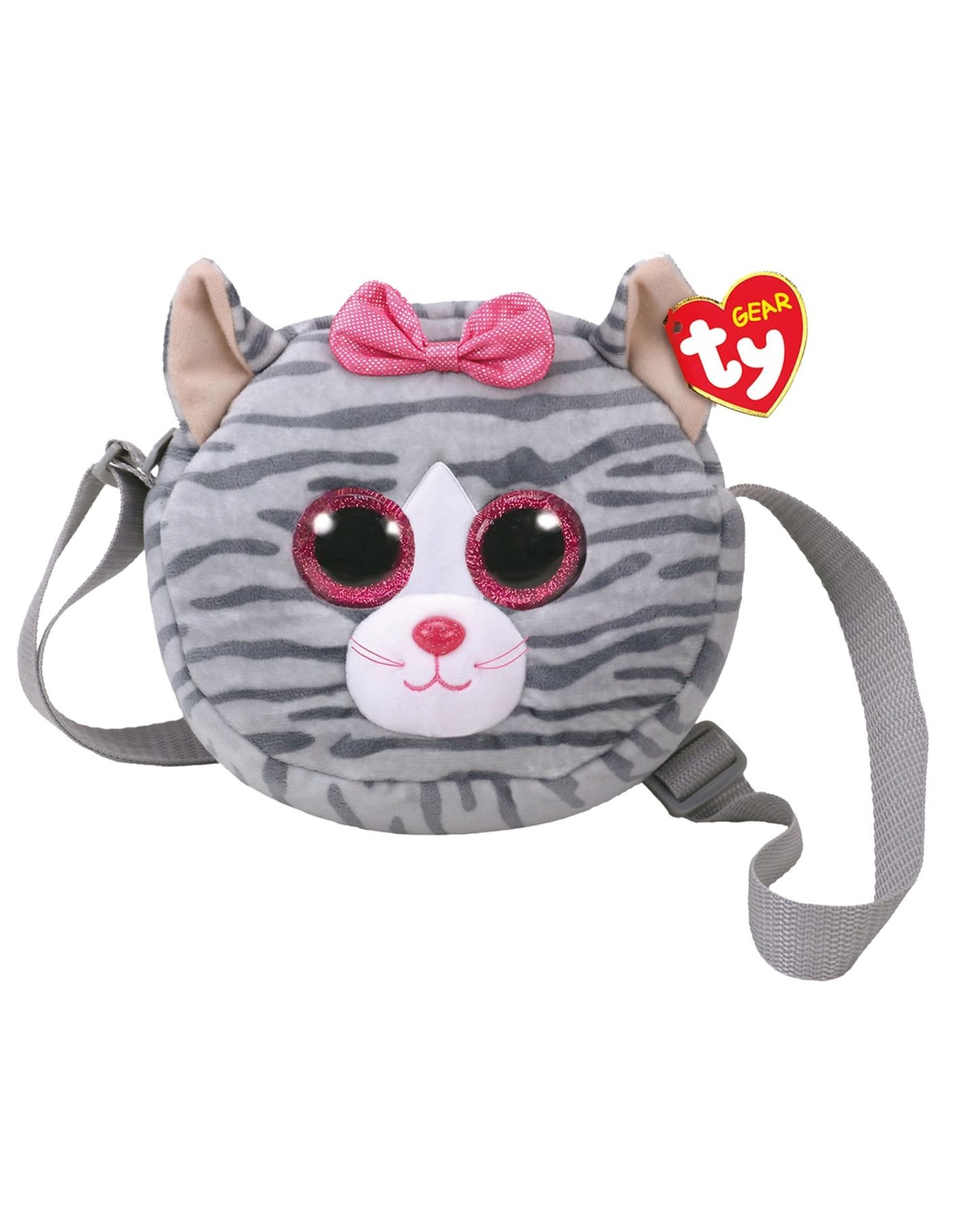 Ty Ty Gear Schoudertas Kiki de Grijze Kat (18x19x8cm)