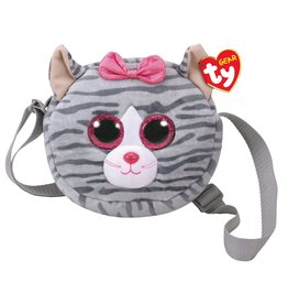 Ty Ty Gear Schoudertas Kiki de Grijze Kat (18x19x8cm)