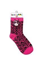 Ty Ty Fashion Sock-a-Boo's Zoey de Zebra, Roze