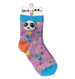 Ty Ty Fashion Sock-a-Boo's Bamboo de Panda, Roze/Blauw