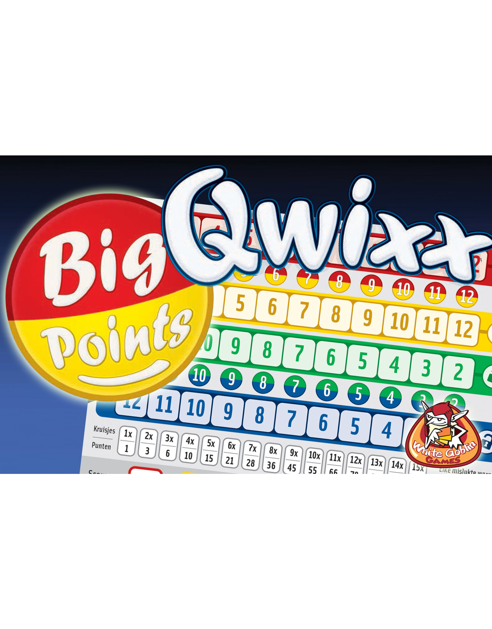 White Gobelin Games White Gobelin Games Qwixx Big Points - 2 Scorebloks