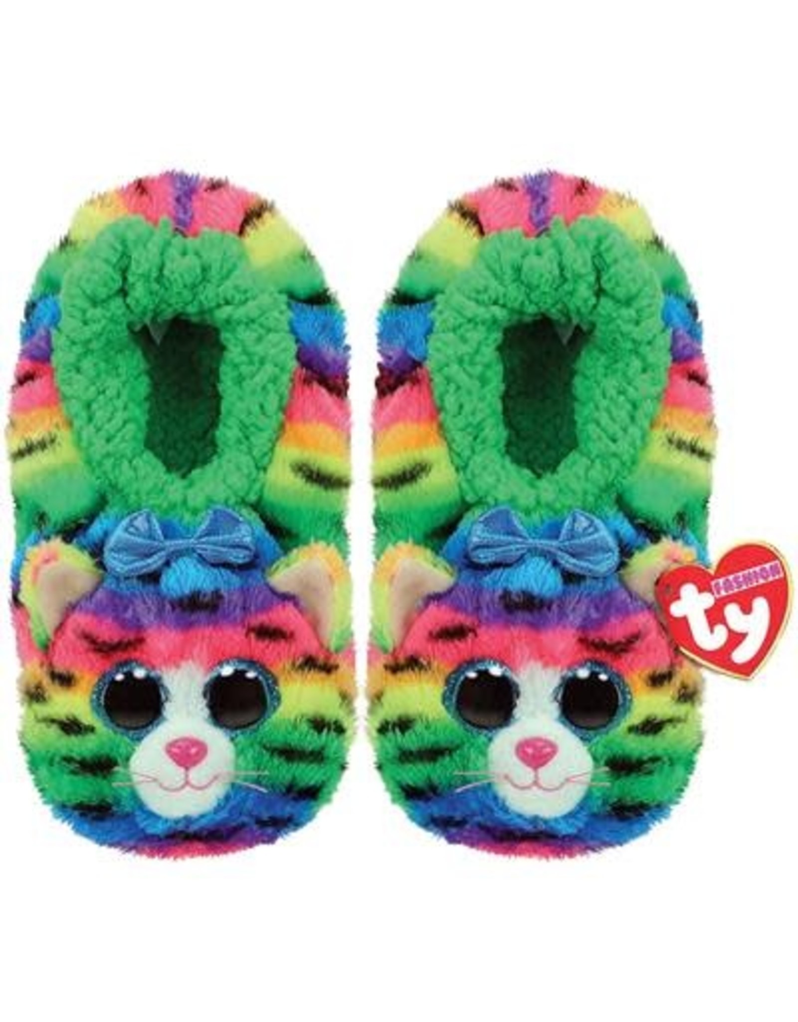 Ty Ty Slipper Socks Tigerly de Regenboog Kat