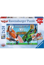 Ravensburger Ravensburger puzzel WD Planes: De Moedige Vlieger 2X24 stukjes