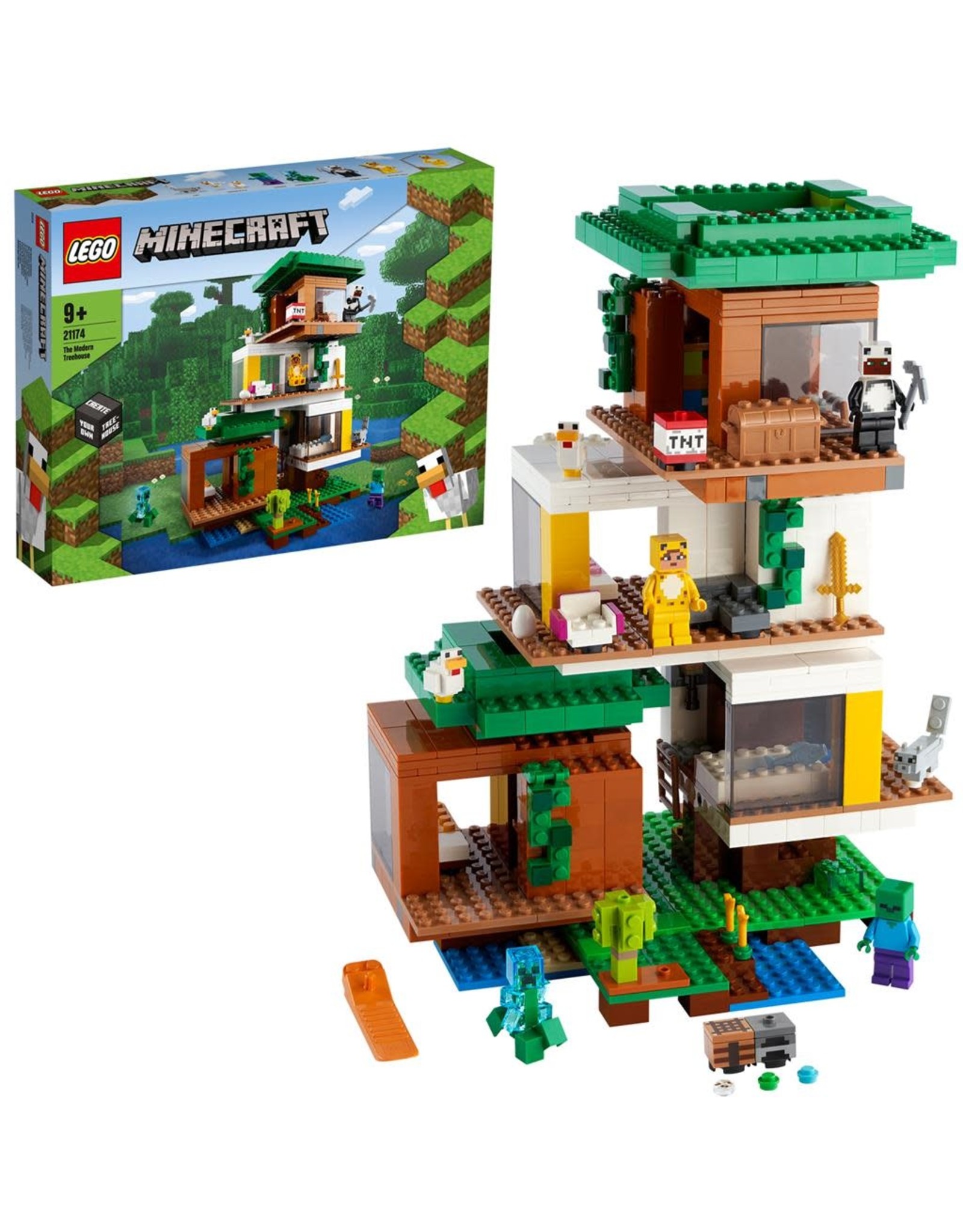 LEGO Lego Minecraft 21174 De Moderne Boomhut – The Modern Treehouse