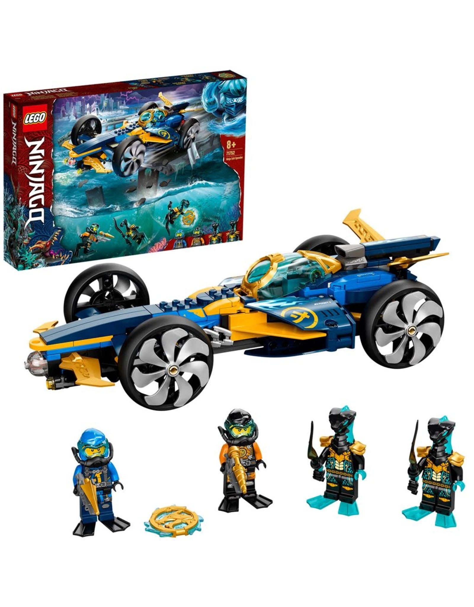 LEGO Lego Ninjago 71752 Ninja Sub-Speeder