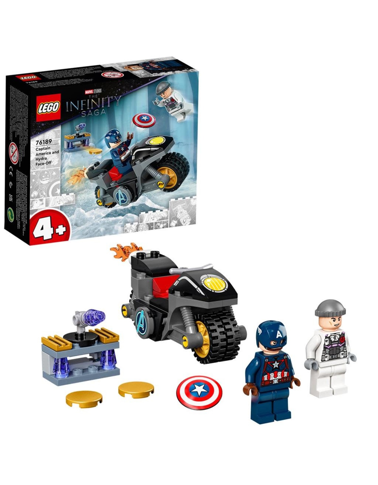 LEGO Lego Super Heroes 76189 Captain America - Hydra confrontatie –  Captain America And Hydra