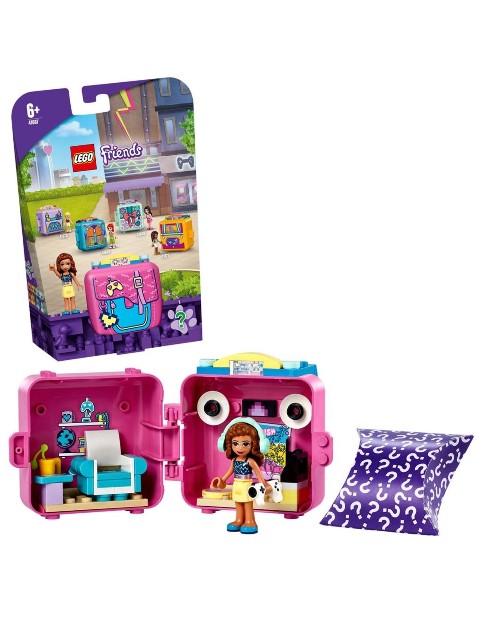 LEGO Lego Friends 41667 Olivia's Speelkubus - Olivia Gaming Cube