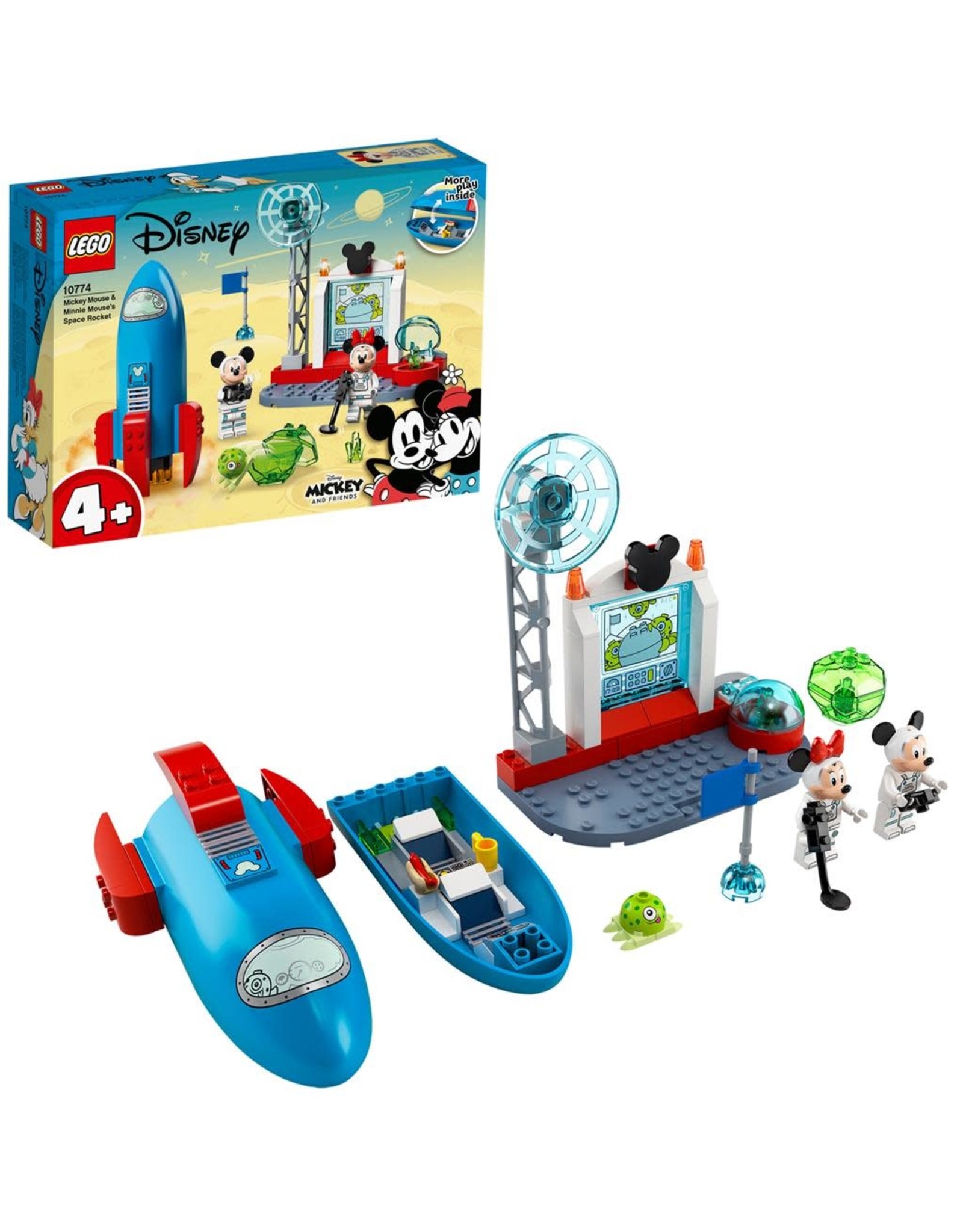 LEGO Lego Disney 10774 Mickey Mouse & Minnie Mouse Ruimteraket - Mickey Mouse Space Rock