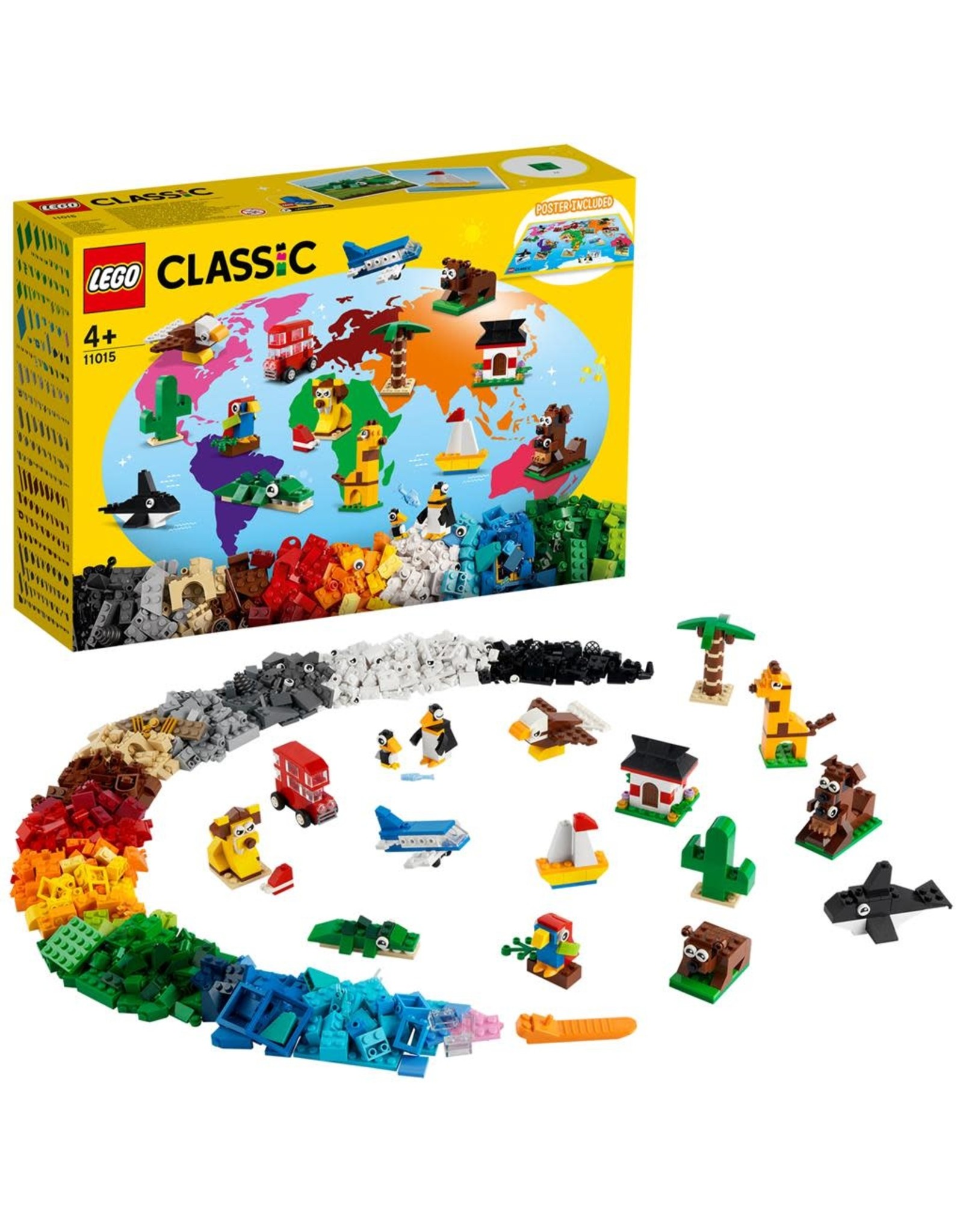 LEGO Lego Classic 11015 Rond de Wereld – Around The World