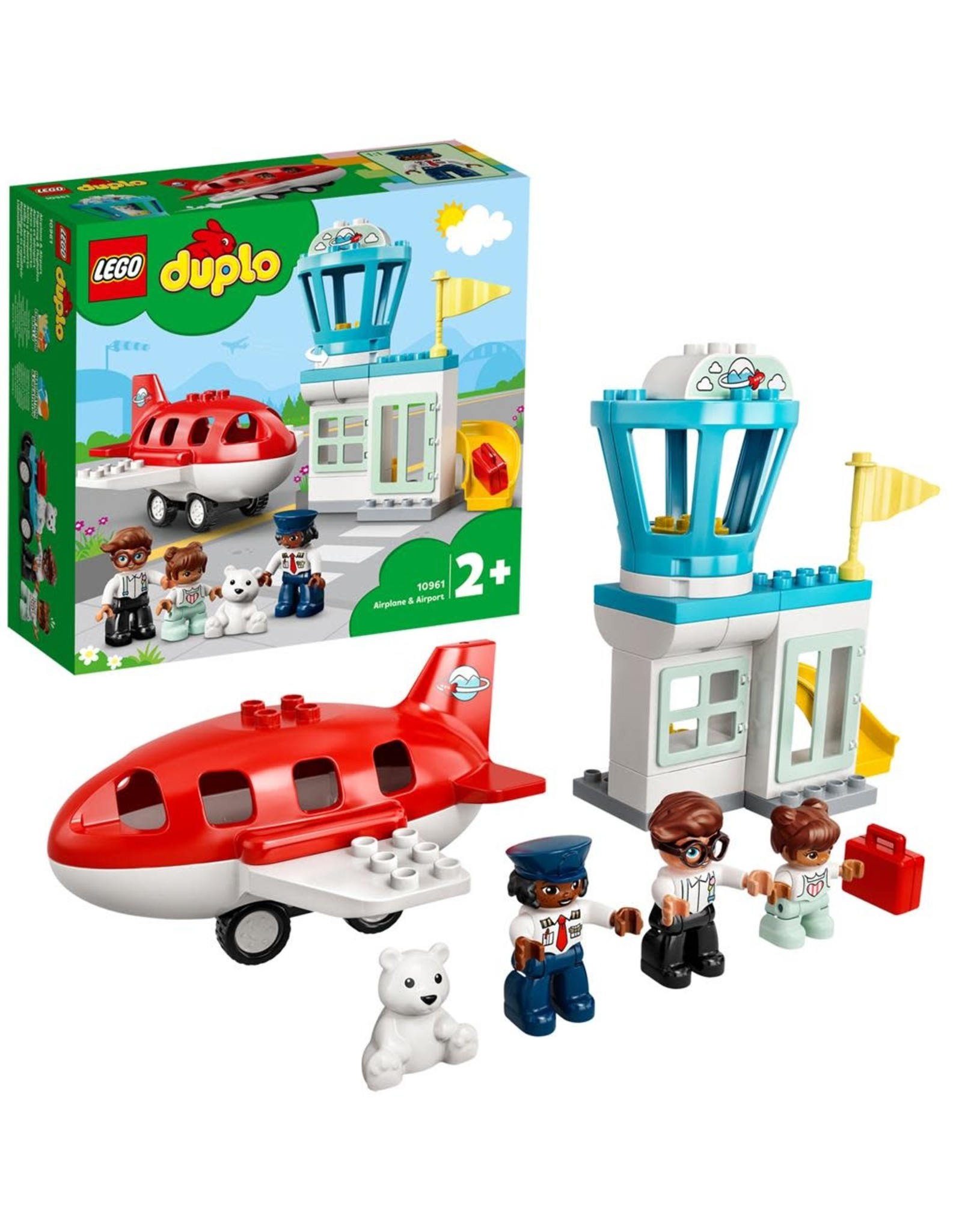 Verscheidenheid longontsteking Uitsteken LEGO Lego Duplo 10961 Vliegtuig & Vliegveld – Airplane And Airport -  Marja's Shop