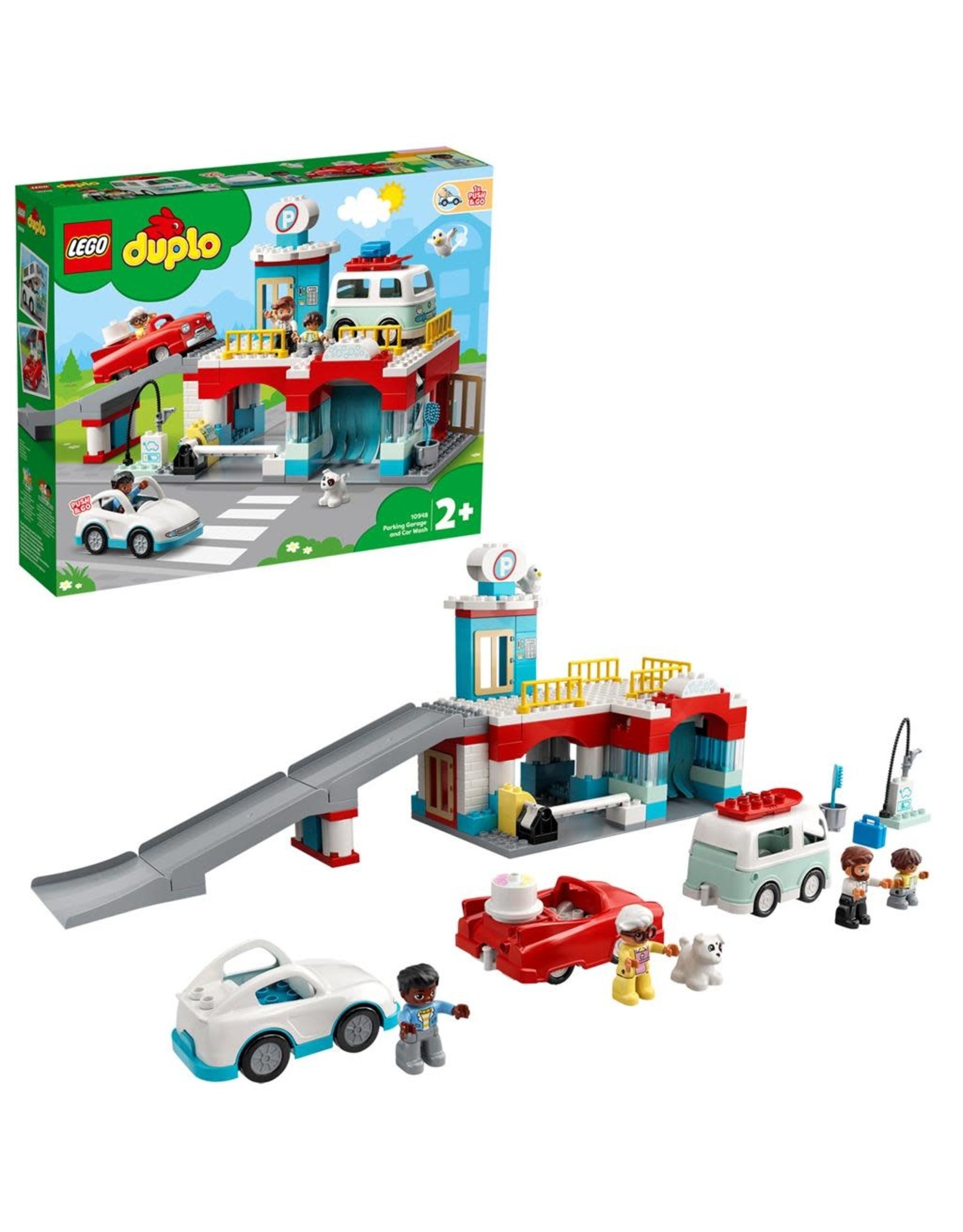 LEGO Lego Duplo 10948 Parkeergarage en Wasstraat - Parking Garage And Car Wash
