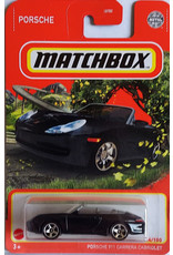 Mattel Matchbox Single Diecast Porsche 911 Carrera Cabriolet 54/100