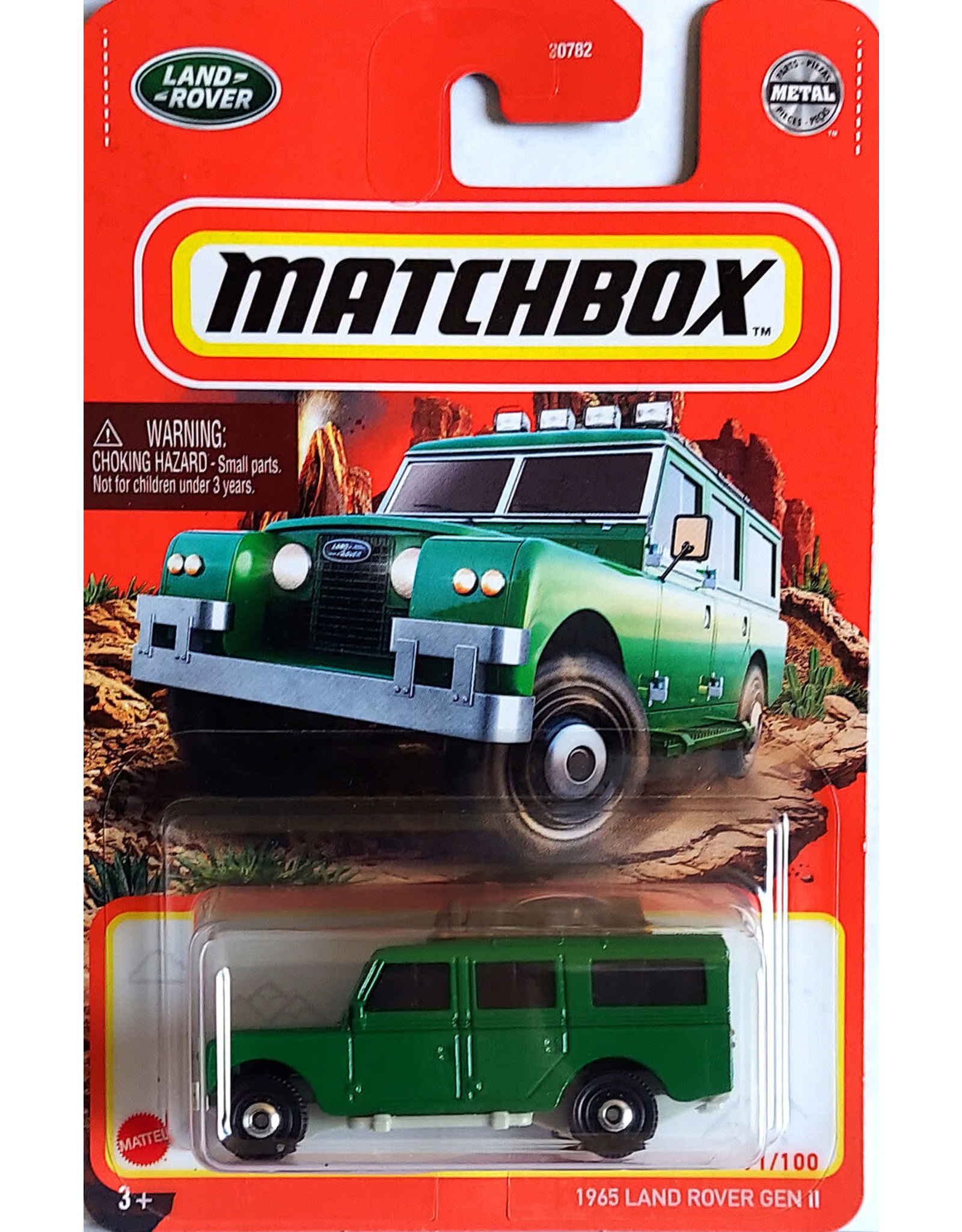 Mattel Matchbox Single Diecast 1965 Land Rover Gen II  91/100