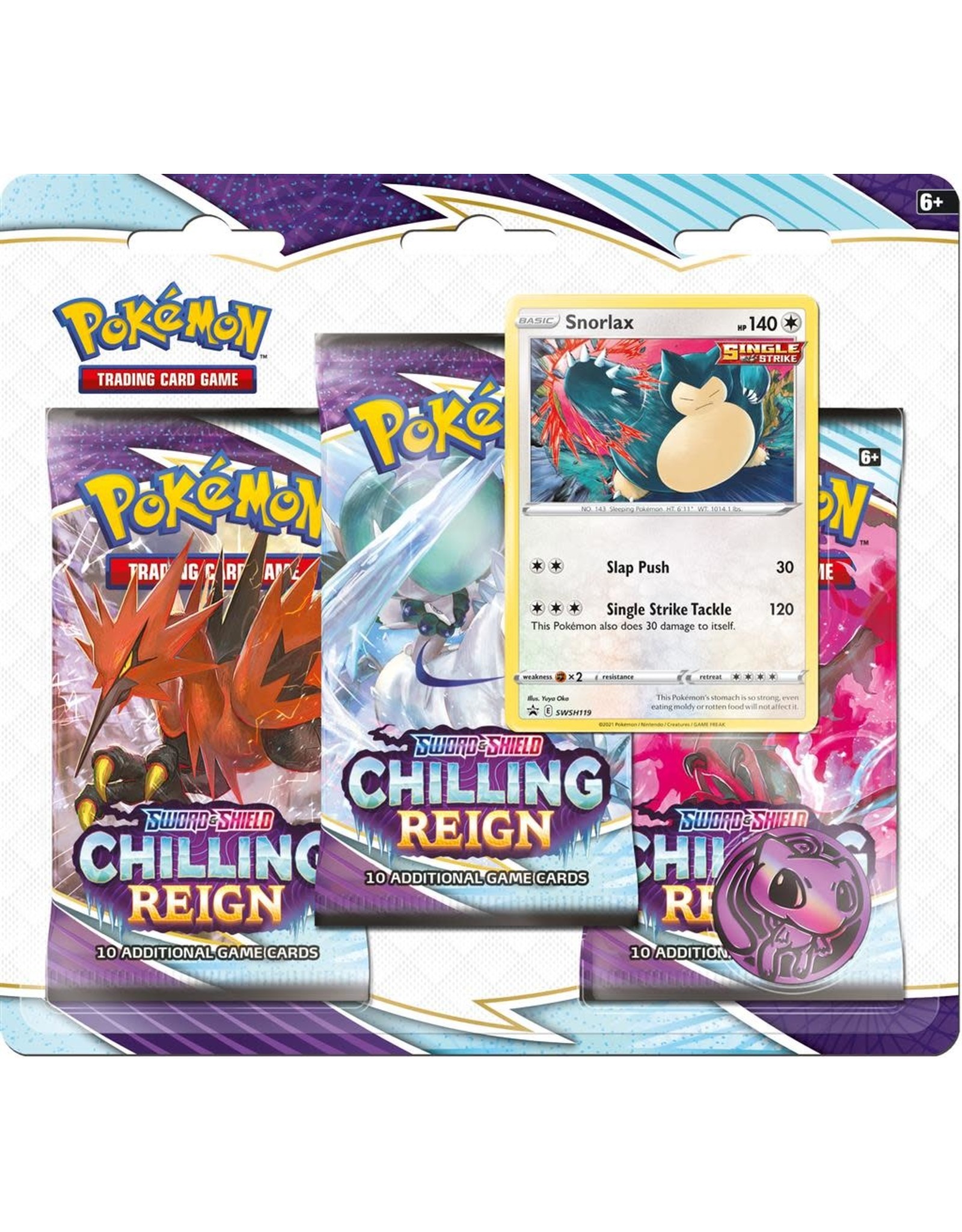 The Pokemon Company Pokémon TCG Sword & Shield Chilling Reign 3BB