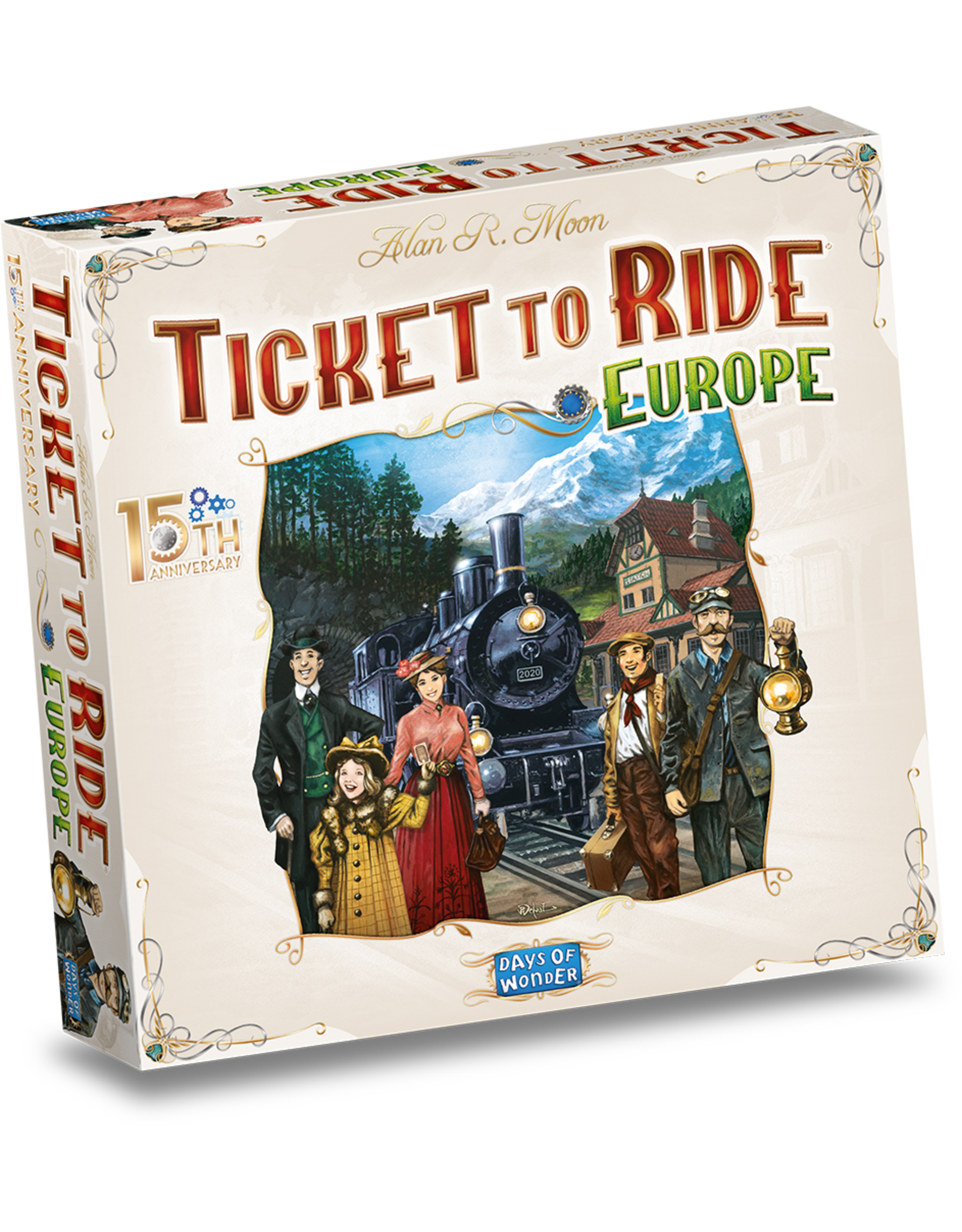 Days of Wonder Ticket to Ride Europe 15th Anniversary - NL  Limited edition Bordspel