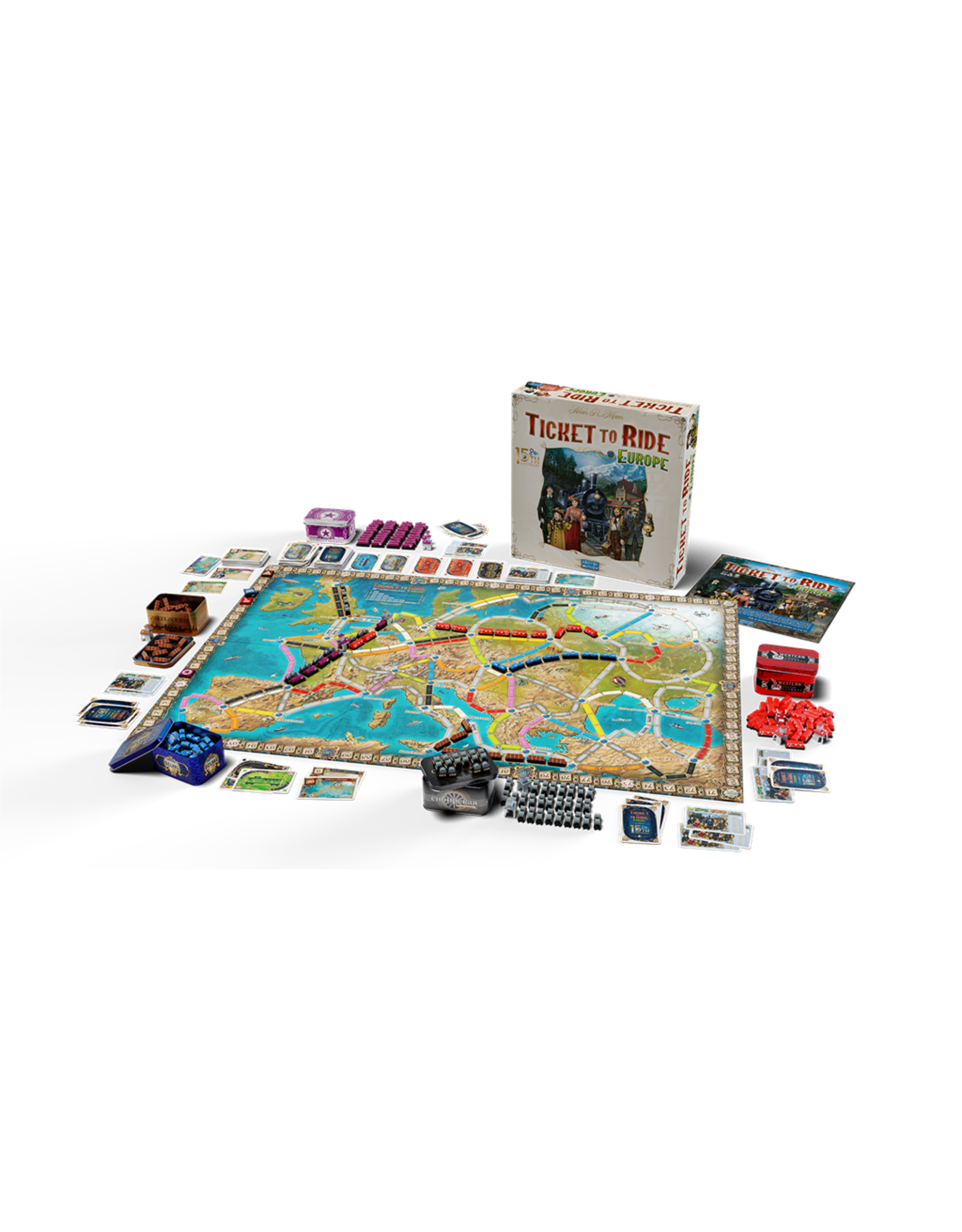 Days of Wonder Ticket to Ride Europe 15th Anniversary - NL  Limited edition Bordspel