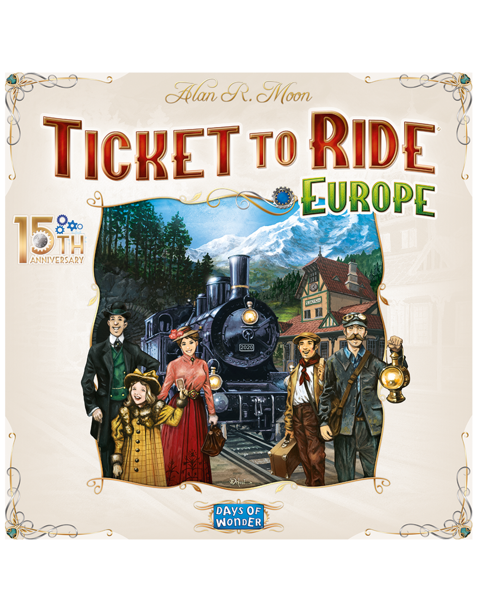 Days of Wonder Ticket to Ride Europe 15th Anniversary EN  Limited edition - Bordspel