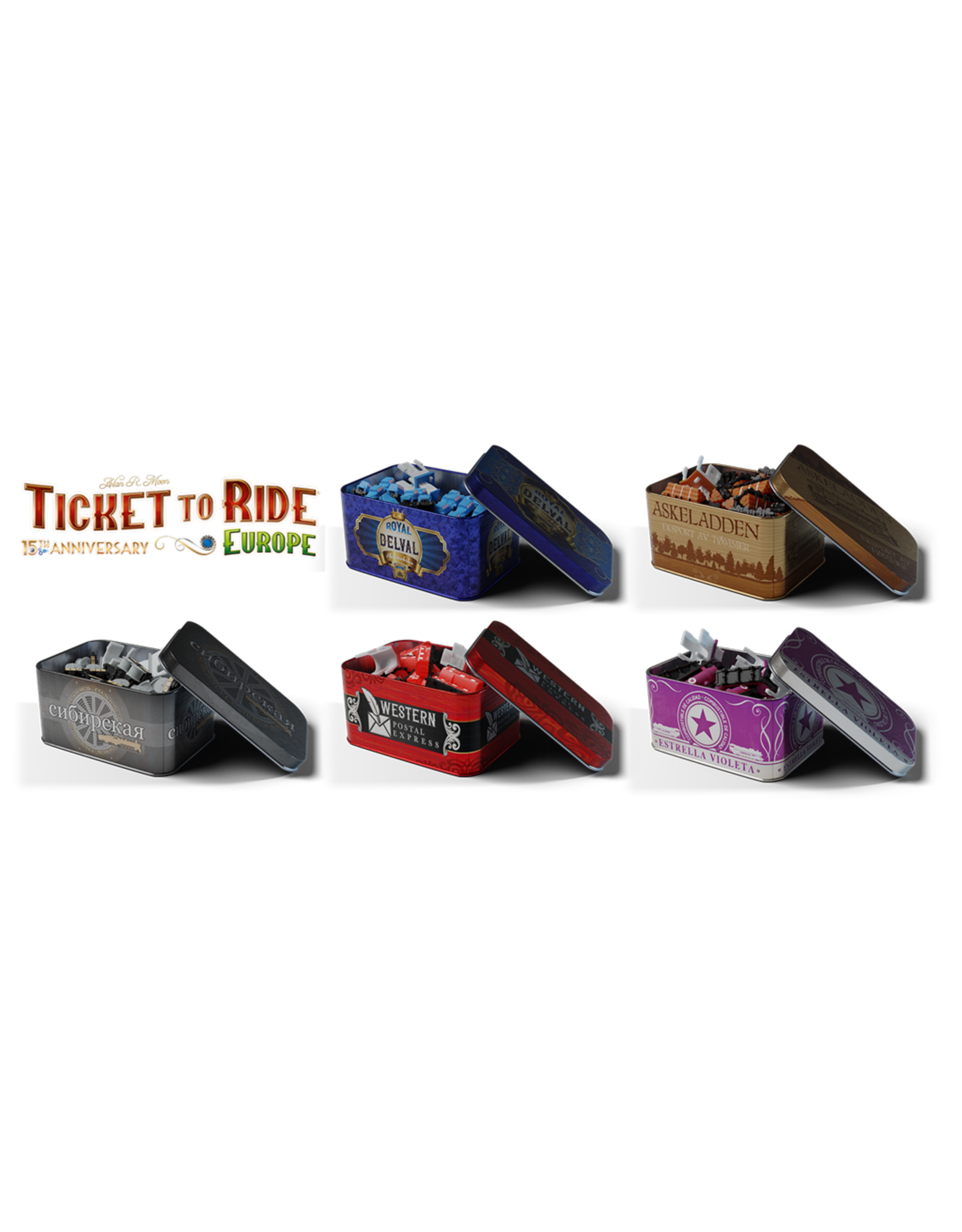 Days of Wonder Ticket to Ride Europe 15th Anniversary EN  Limited edition - Bordspel