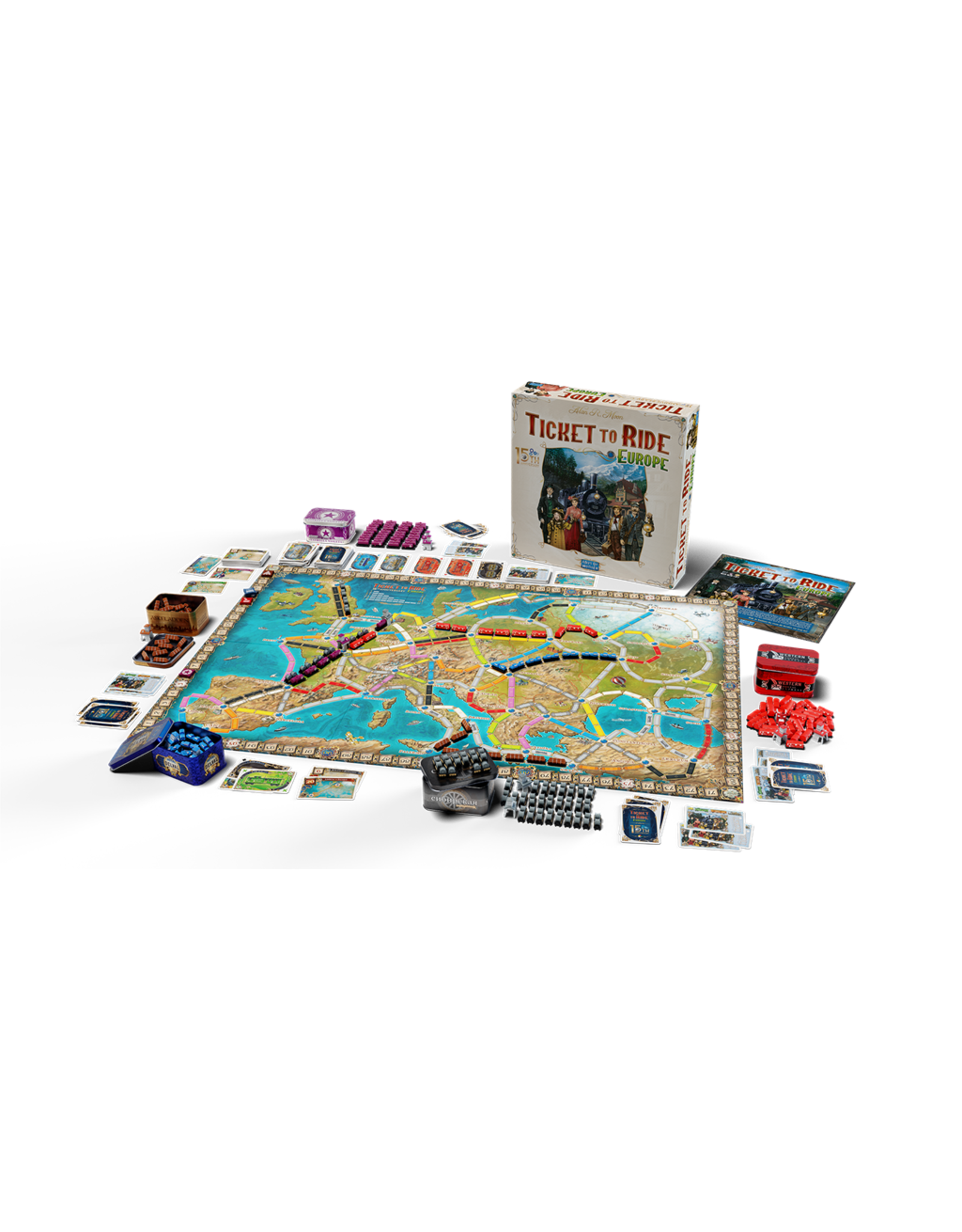 Days of Wonder Ticket to Ride Europe 15th Anniversary EN  Limited edition - Bordspel