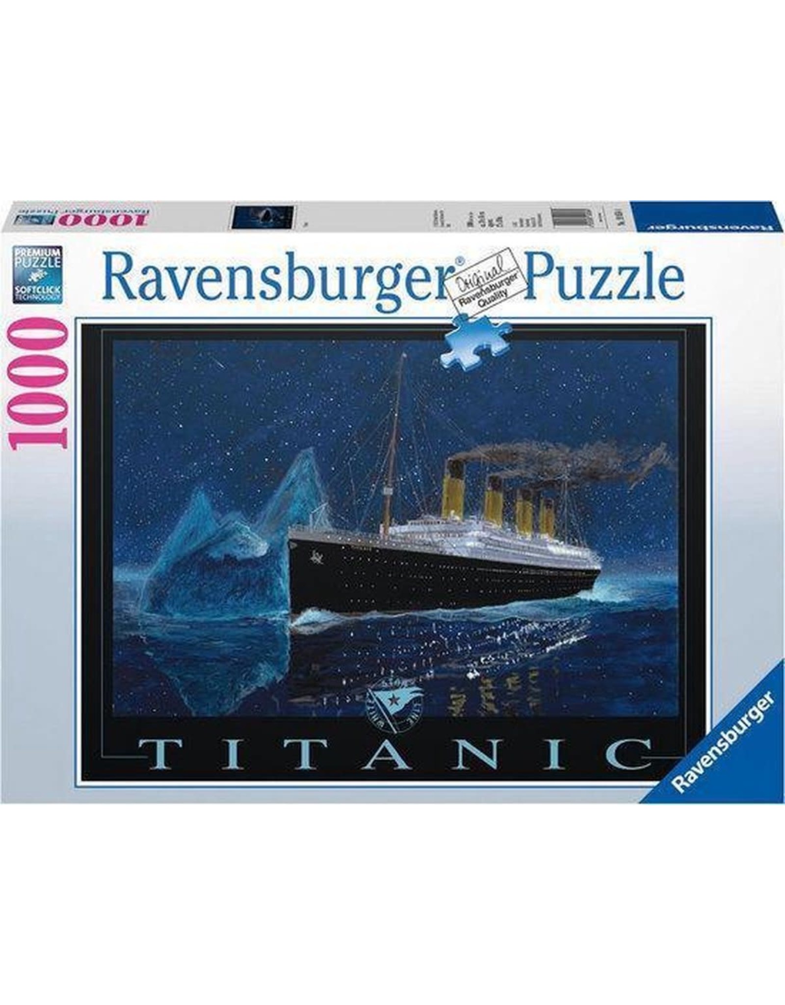 Ravensburger Ravensburger Puzzel 190584 Titanic 1000 stukjes