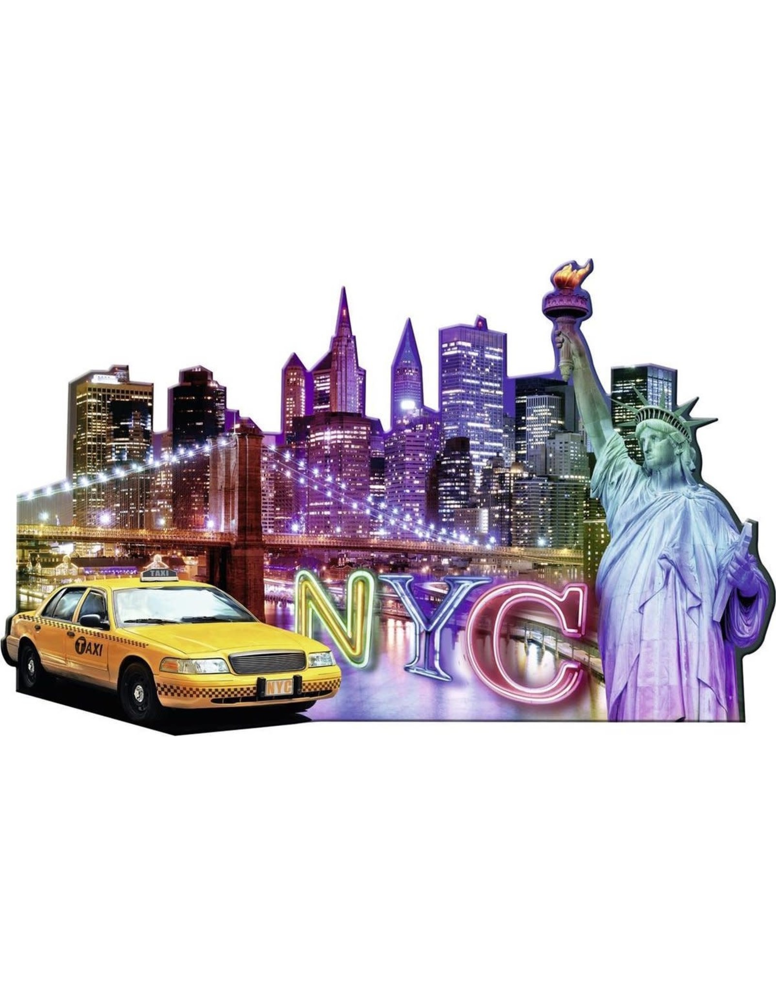 Ravensburger Ravensburger puzzel 161539 Silhouettte Skyline, New York - 1158 stukjes