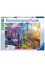 Ravensburger Ravensburger puzzel 160082 New York 's winters en zomers 1500 stukjes