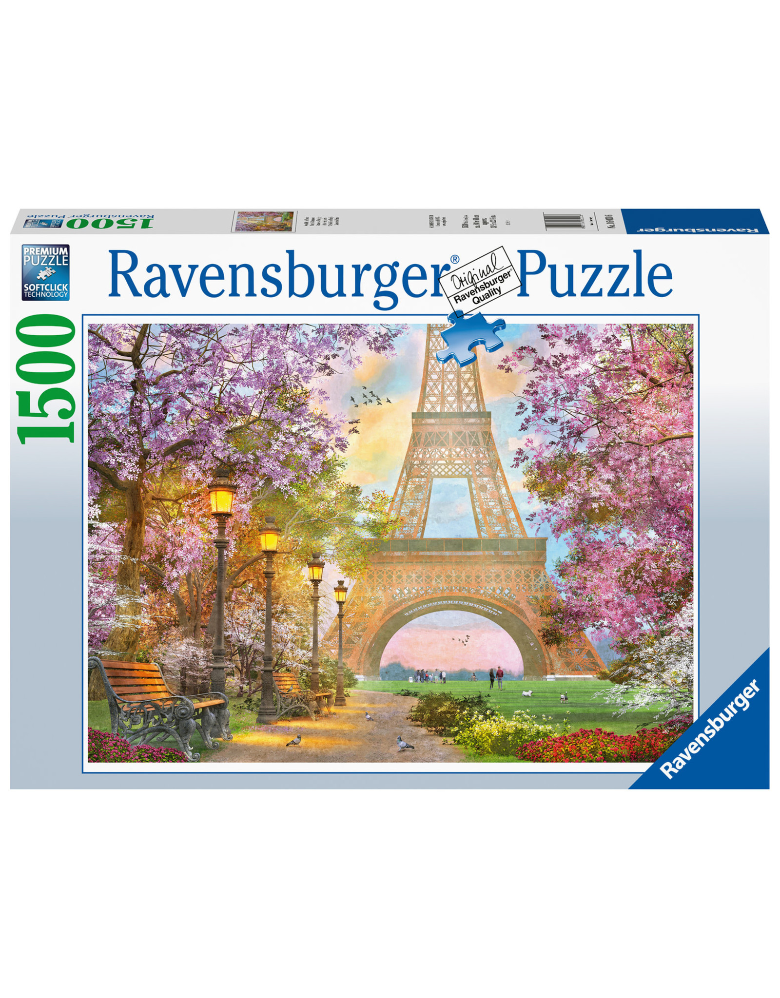 Ravensburger Ravensburger puzzel 160006 Verliefd in Parijs 1500 stukjes