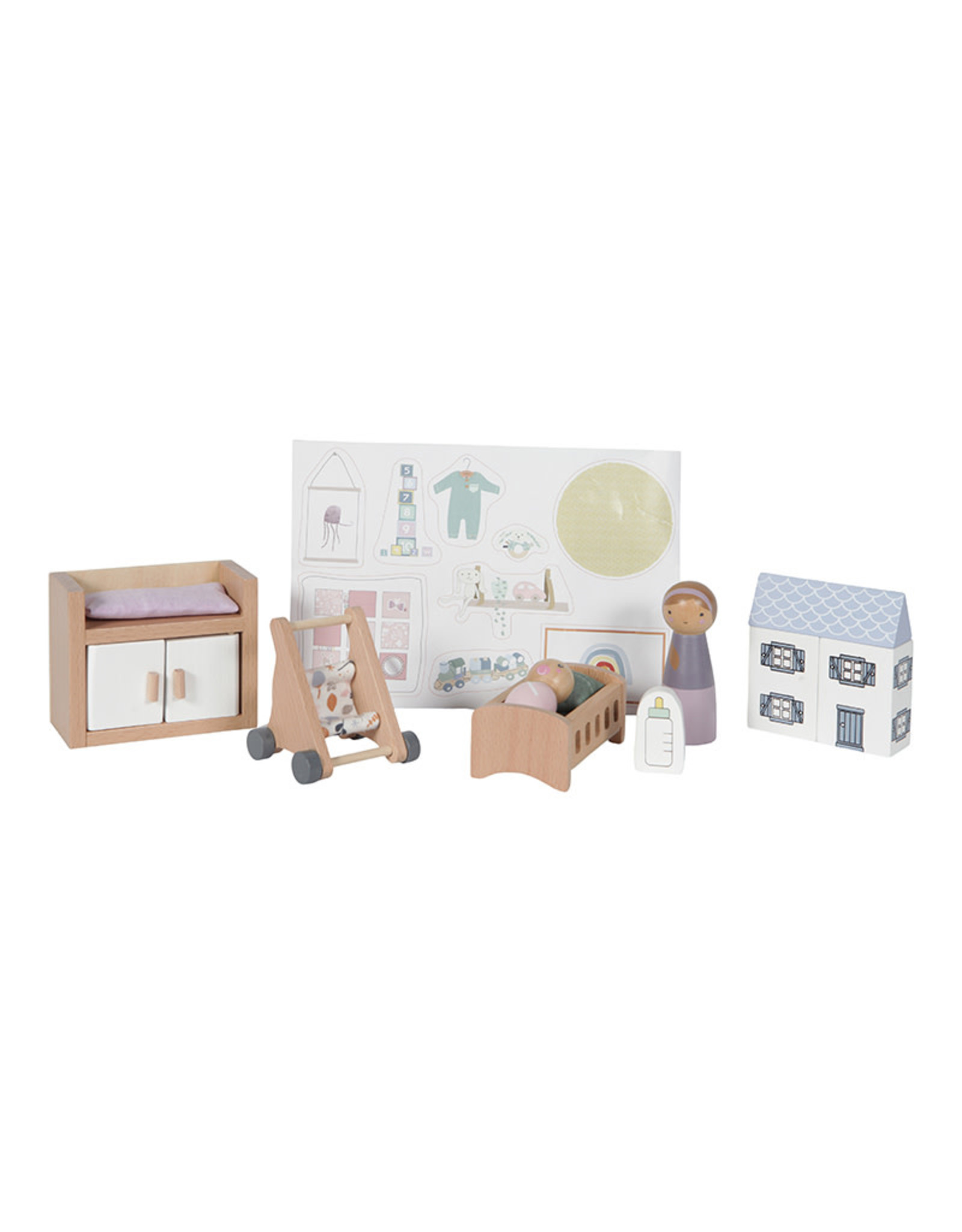 Little Dutch Little Dutch Poppenhuis Speelset Babykamer