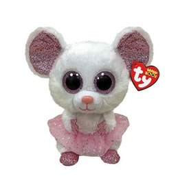 Ty Ty Beanie Buddy Nina de witte Muis 24cm