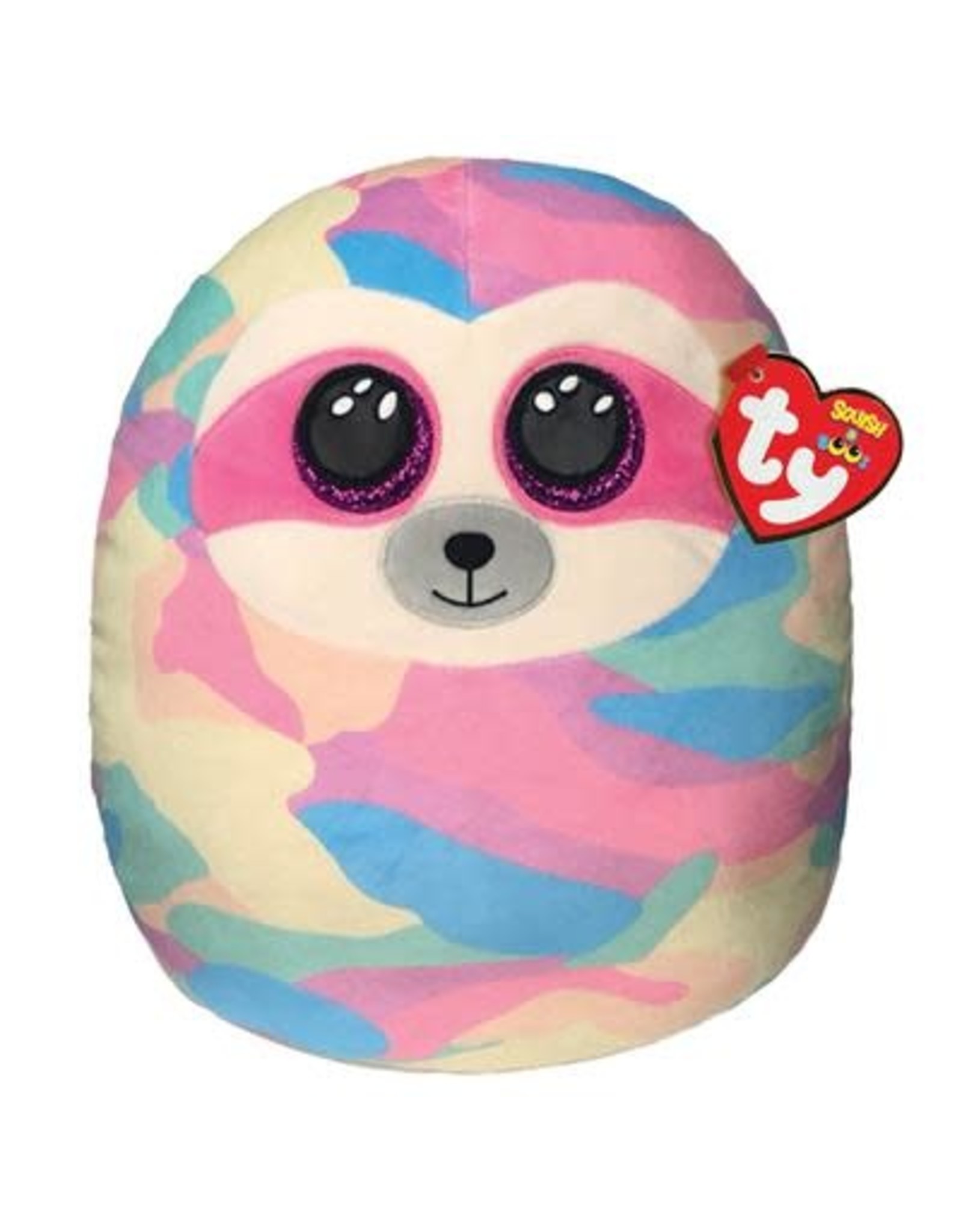 Ty Ty Squish a Boo Cooper Sloth  de roze gevlekte Luiaard 31 cm