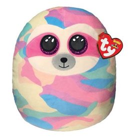 Ty Ty Squish a Boo Cooper Sloth  de roze gevlekte Luiaard 31 cm