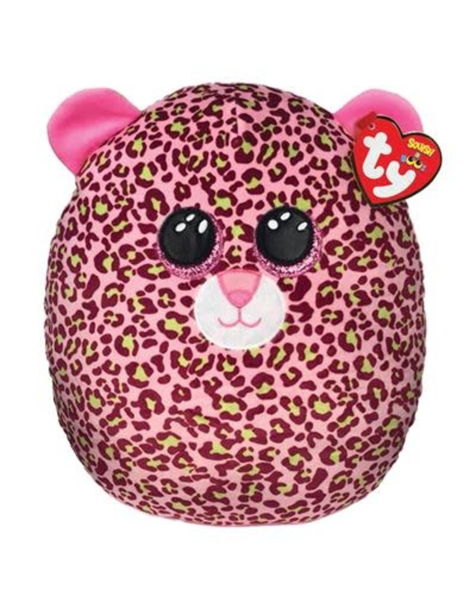 Ty Ty Squish a Boo Lainey het Roze Gevlekte Luipaard 31 cm