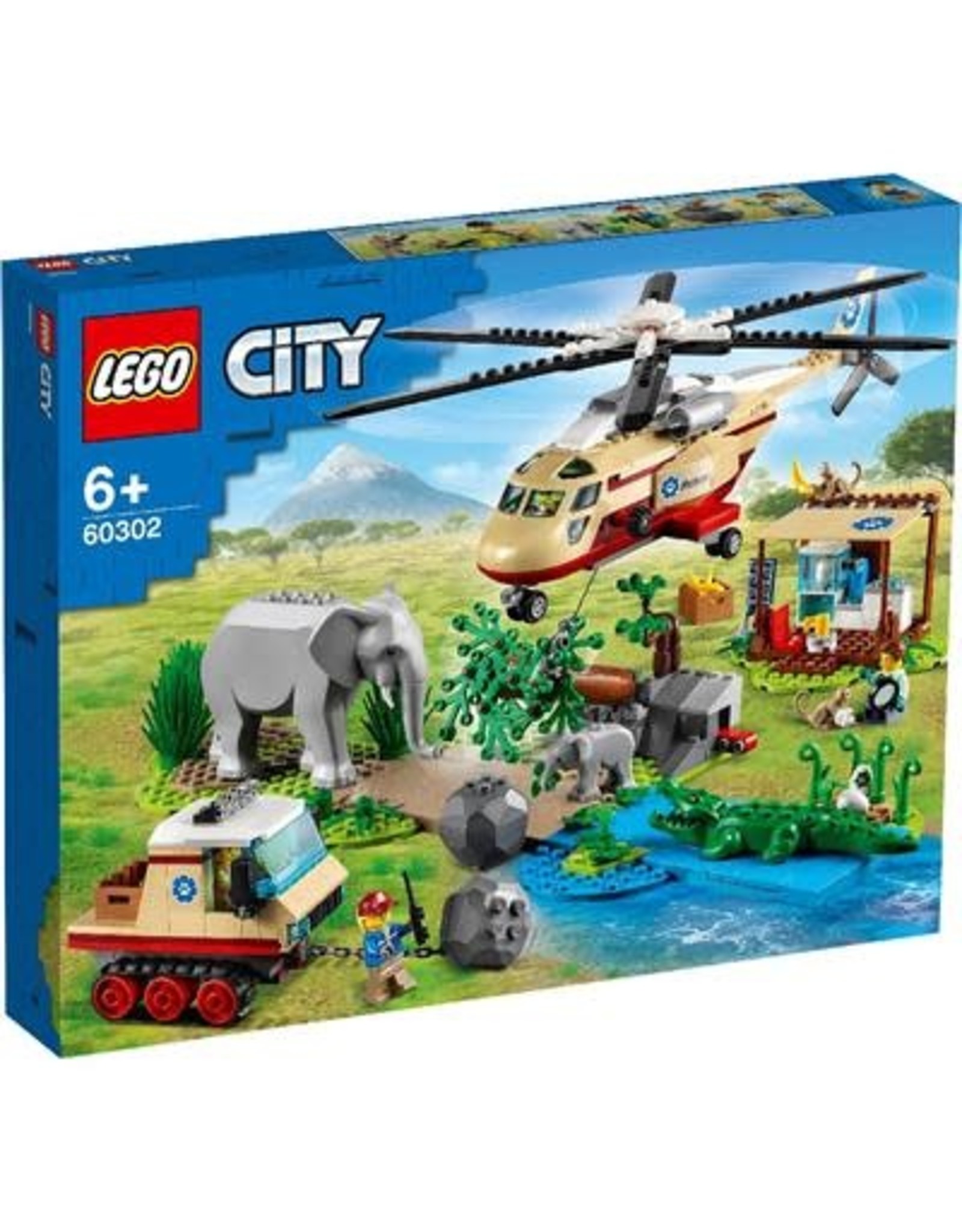 LEGO Lego Wildlife 60302 Rescue Operatie - Rescue Operation  4+